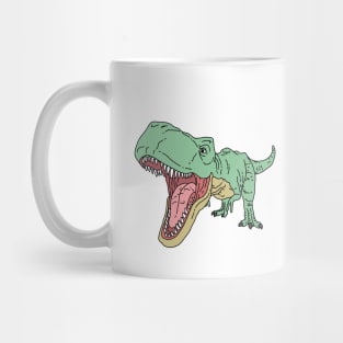 Green T rex Mug